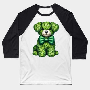 Clover Dog St Patricks Day Baseball T-Shirt